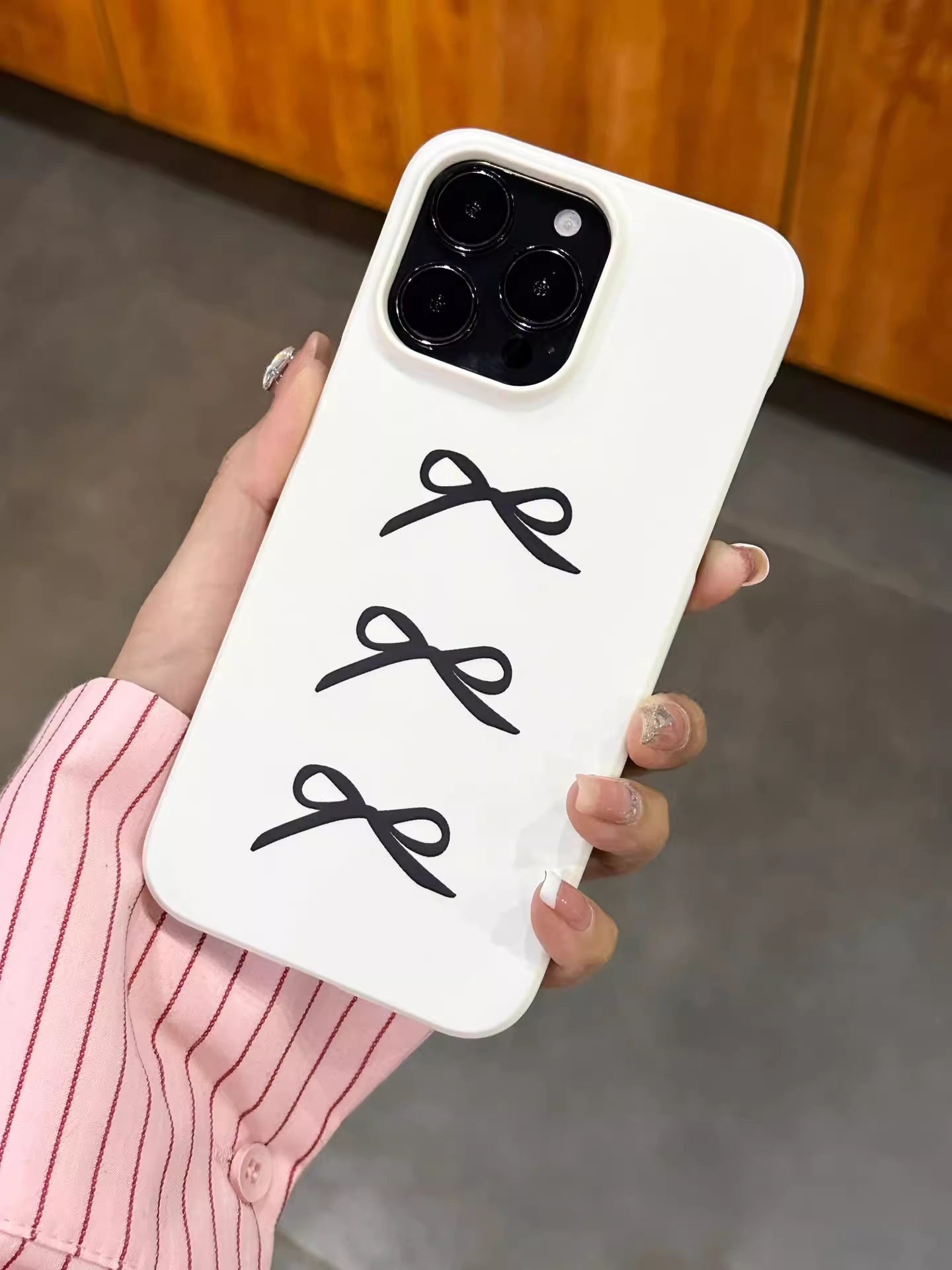 iphone cases, white iphone cases with black ribbon illustration design, slim phone cases,