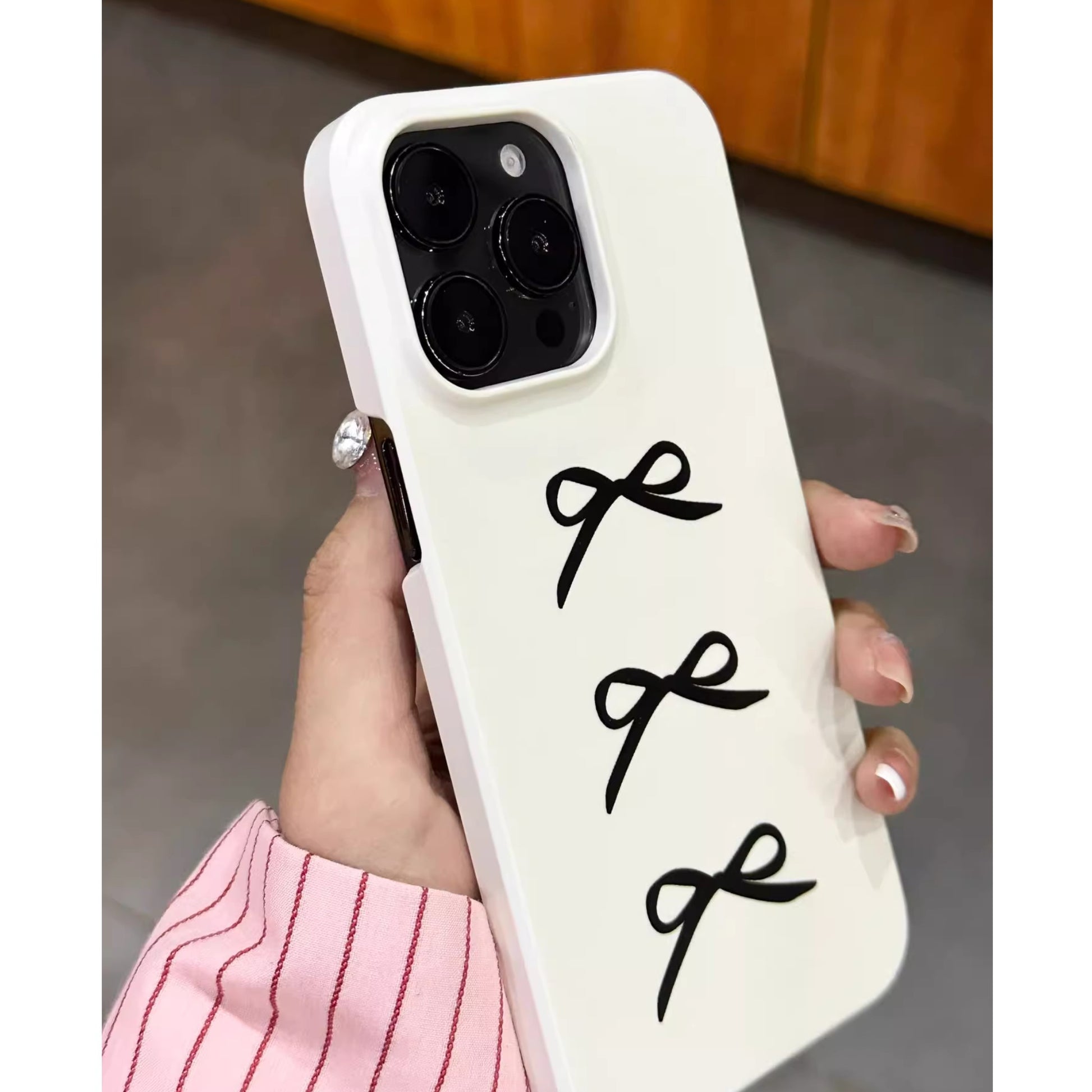 iphone cases, white iphone cases with black ribbon illustration design, slim phone cases