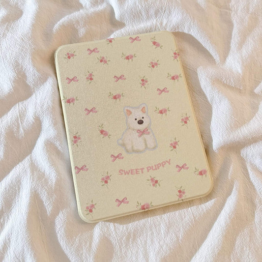 Illustration of a transparent phone case adorned with cute Jellycat-inspired plush toy designs, offering a playful touch to your device